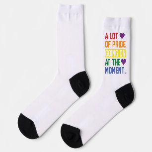 カラフルLGBTQ+レインボープライド ソックス