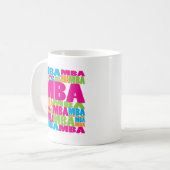 カラフルMBA コーヒーマグカップ (正面左)