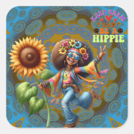 カラフルMe Hippieシックな保Calmシール スクエアシール