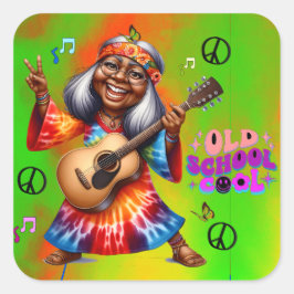 カラフルMe Hippie Chicステックールカー スクエアシール