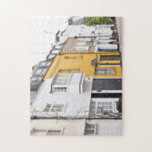カラフルMews Houses,ロンドン,イギリス ジグソーパズル (縦)