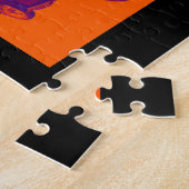 カラフルMg Tcのクラシックカーのポップアート ジグソーパズル (側面)