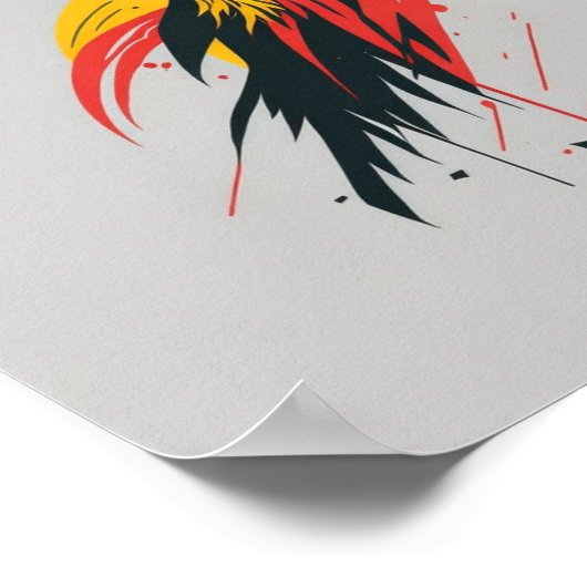 カラフルMIME ポスター (角)