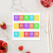 カラフルPapercut Cinco de Mayo スタンダードカクテルナプキン (インサイチュ)
