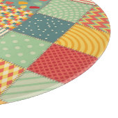 カラフルpatchwork:抽象芸術シームレスオーナメント。 カッティングボード (角)