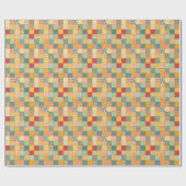 カラフルpatchwork:抽象芸術シームレスオーナメント。 ラッピングペーパー (フラット)