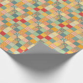 カラフルpatchwork:抽象芸術シームレスオーナメント。 ラッピングペーパー (角)