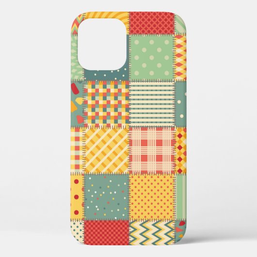 カラフルpatchwork:抽象芸術シームレスオーナメント。 Case-Mate iPhoneケース (裏面)