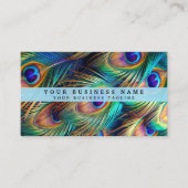 カラフルPeacock名刺 名刺 (正面)