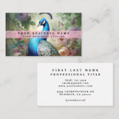 カラフルPeacock名刺 名刺 (正面/裏面)