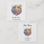 カラフルPentagram Square名刺 スクエア名刺 (正面/裏面)