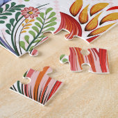 カラフルPetrykivka:ウクライナの花。 ジグソーパズル (側面)