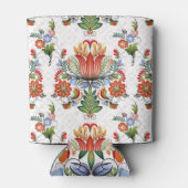 カラフルPetrykivka：ウクライナの花。 缶クーラー (裏面)