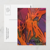 カラフルPiCassieOによるはっきりしたアートウォリアーのポストカード ポストカード (正面/裏面)