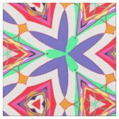 カラフルPinwheelsパターン ファブリック (クローズアップ)