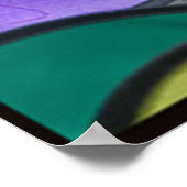 カラフルPinwheelsポスター ポスター (角)