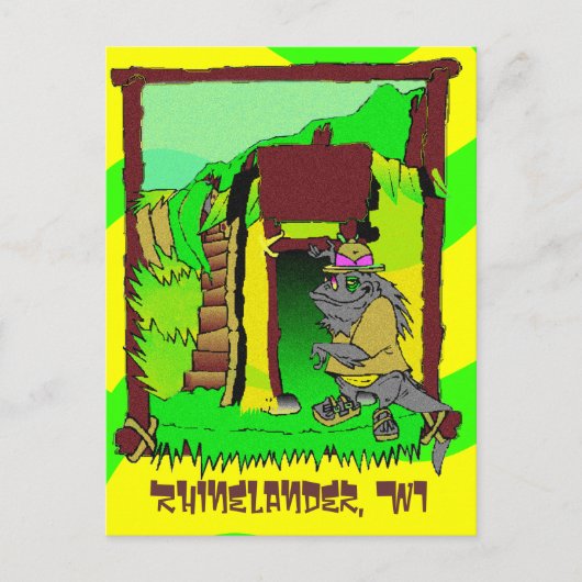 カラフルPROMOトラベルホダグカントリー葉書 ポストカード (正面)