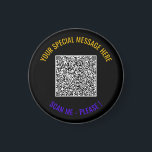 カラフルQRコードカスタム文字及びカラーマグネット マグネット<br><div class="desc">色とフォントを選択 – マグネットあなたの特別なQRコード情報とカスタム文字パーソナライズされた磁石/ギフト – あなたのQRコードを追加 – 画像やロゴ – 写真/文字 – 名前やその他の情報/メッセージ – サイズ変更と移動または追加/要素 – 文字とカスタマイズツール。選択/背景とお気に入りの文字の色/フォント/サイズを追加！（色のフィルター付きQRコードカラーを選択）他のプロジェクト/デザインを表示する。また、このデザインを1000以上のZazzle製品に転送することができる。Good Luck - Be Happy :)</div>