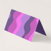 カラフルQRコードストライプソーシャルメディアありがとう 名刺 (裏面)