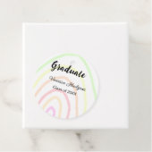 カラフルrainboho graduation add name year フェイバータグ (インサイチュ)