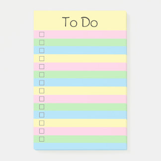 カラフルRainbow To Doリスト ポストイット