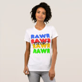 カラフルRAWR Tシャツ (正面フル)