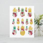 カラフルScrapbook & Journalのパイナップル切り出し (スタンド正面)