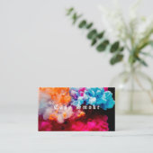 カラフルSmokes Vape Shop名刺 名刺 (スタンド正面)