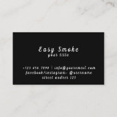 カラフルSmokes Vape Shop名刺 名刺 (裏面)