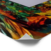 カラフルSoul -抽象芸術ガールポスター ポスター (角)