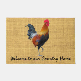 カラフルStrutting Roster/カントリーホームドアマット ドアマット