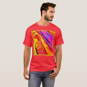 カラフルVibidAbstract交響曲 Tシャツ (正面フル)