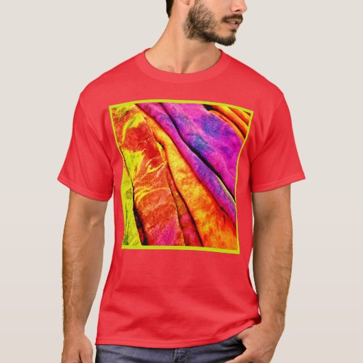カラフルVibidAbstract交響曲 Tシャツ (正面)