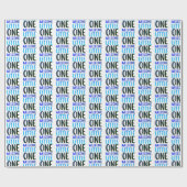 カラフルWelcome Little One」赤ちゃんシャワー ラッピングペーパー (フラット)