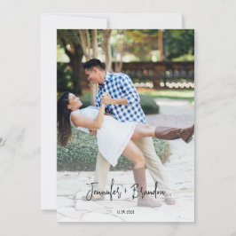 カラフルwildflowers garden Save Date Photo 招待状