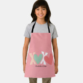 "カラフルXOXO"バレンタインデー エプロン (インサイチュ)