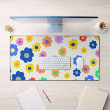 カラフルY2K小花インディ模様