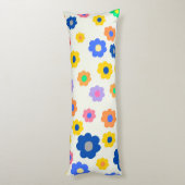 カラフルY2K小花インディ模様 ボディピロー (裏面 (縦))