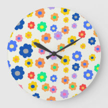 カラフルY2K小花インディ模様