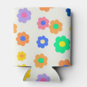 カラフルY2K小花インディ模様 缶クーラー (裏面)