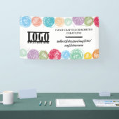 カラフ糸かぎ針クラフトショーブースディスプレイ 横断幕 (トレードショー)