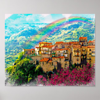 カラブリアの村ヴェルビカロ ポスター