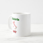 カラブリアイタリア コーヒーマグカップ (正面左)