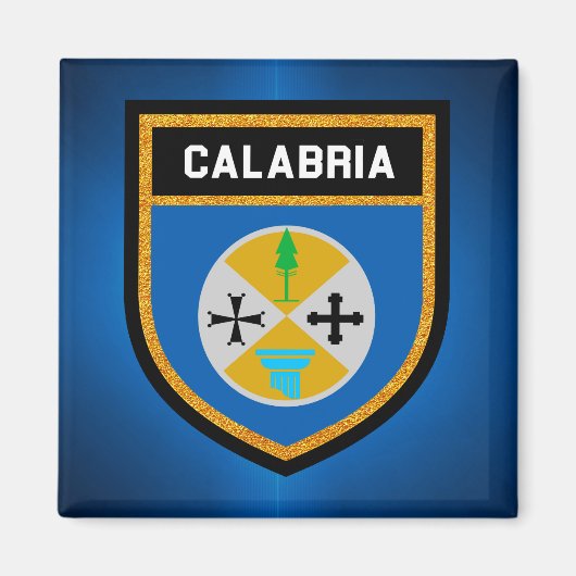 カラブリア国旗 マグネット (正面)