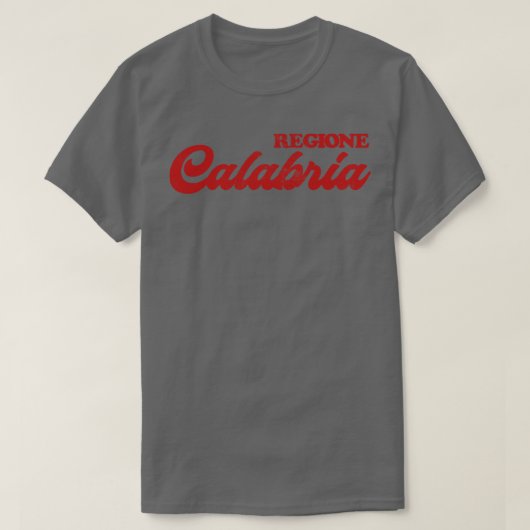 カラブリア地方 Tシャツ (デザイン正面)
