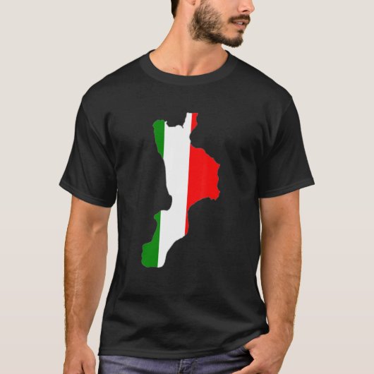 カラブリア州イタリア国旗の概要カラブリア Tシャツ (正面)