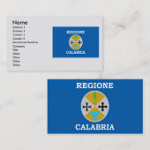 カラブリア、イタリア 名刺 (正面/裏面)