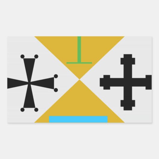 カラブリア(イタリア)紋章 長方形シール (正面)