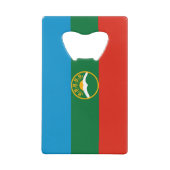 カラヘイチェルケシア国旗 クレジットカード栓抜き (裏面)