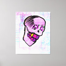 カラベラスカルプゲクNFTアートピンクパープル